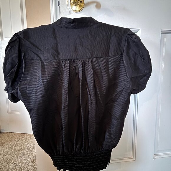 Bebe Black Blouse - Picture 3 of 4